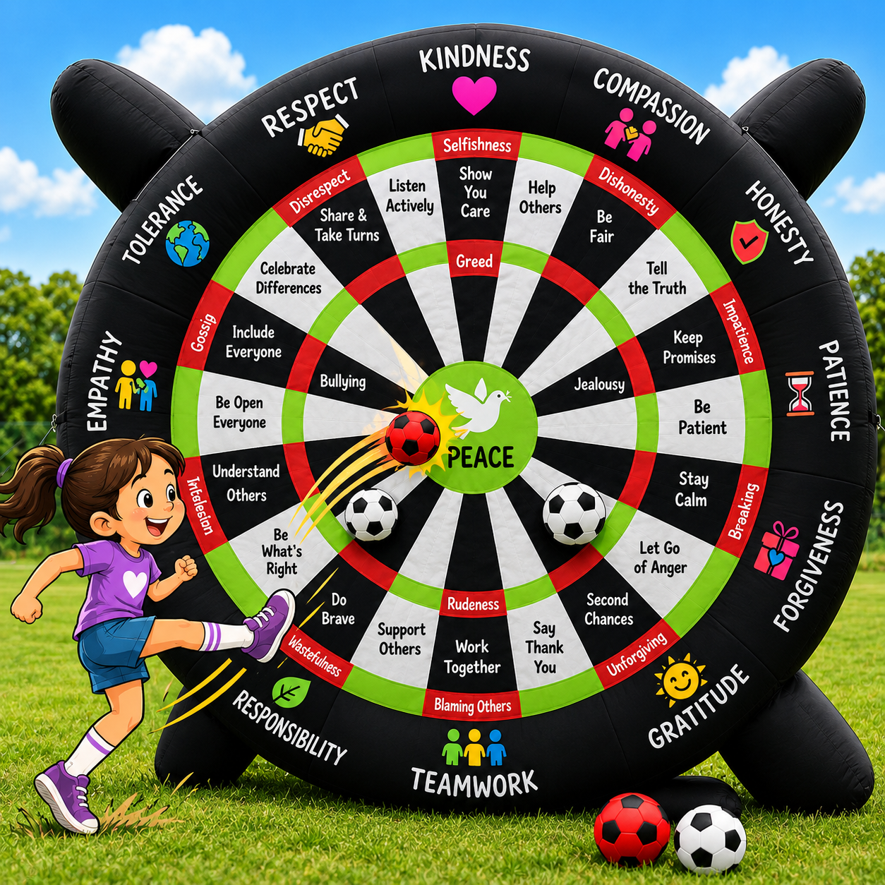 Values soccer activity